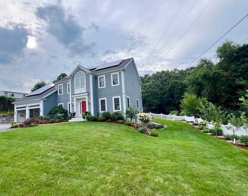 Attached, Backyard, Exterior, Facade, Solar Panels, Georgian