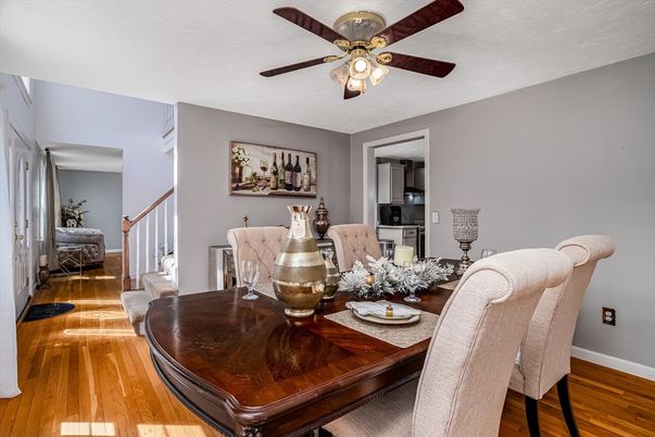 Dining room, Interior, Wood Texture Flooring