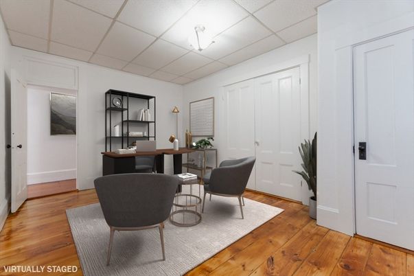 Home Office, Interior, Wood Texture Flooring