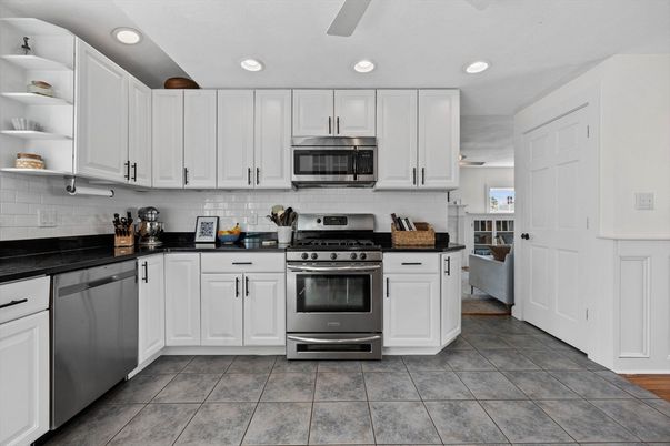 Interior, Kitchen, Recessed Lighting, Stainless Steel Appliances