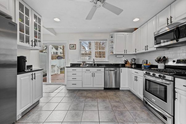 Interior, Kitchen, Recessed Lighting, Stainless Steel Appliances