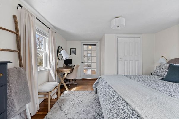 Bedroom, Home Office, Interior, Wood Texture Flooring