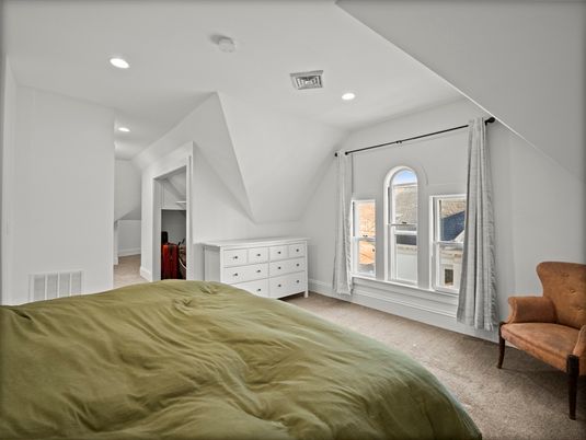 Bedroom, Interior, Recessed Lighting