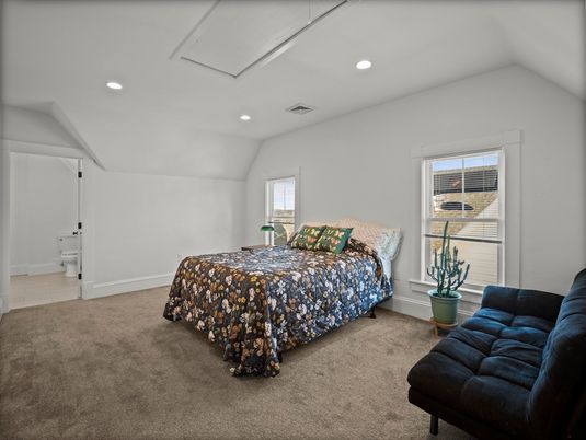 Bedroom, Interior, Recessed Lighting