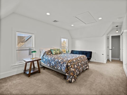 Bedroom, Interior, Recessed Lighting