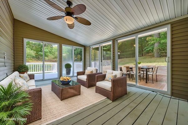 Interior, Living room, Sun Room, Wood Texture Flooring
