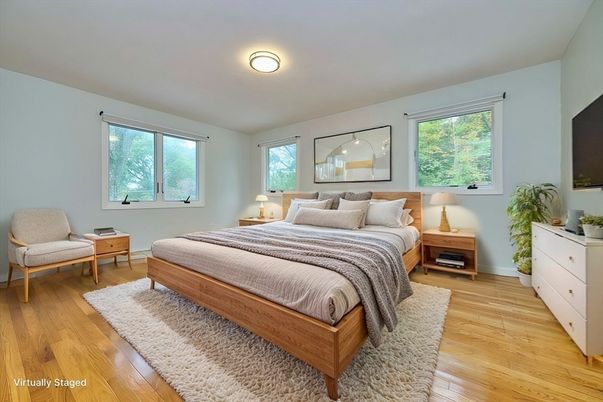 Bedroom, Interior, Wood Texture Flooring