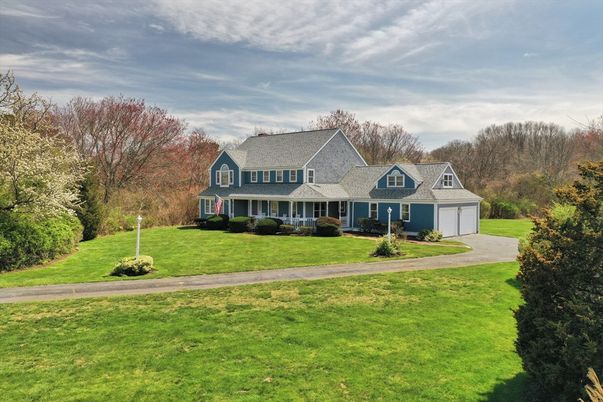 Attached, Backyard, Exterior, Facade, Cape Cod