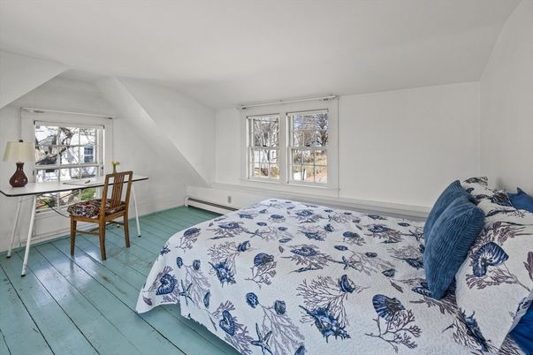 Bedroom, Home Office, Interior, Wood Texture Flooring
