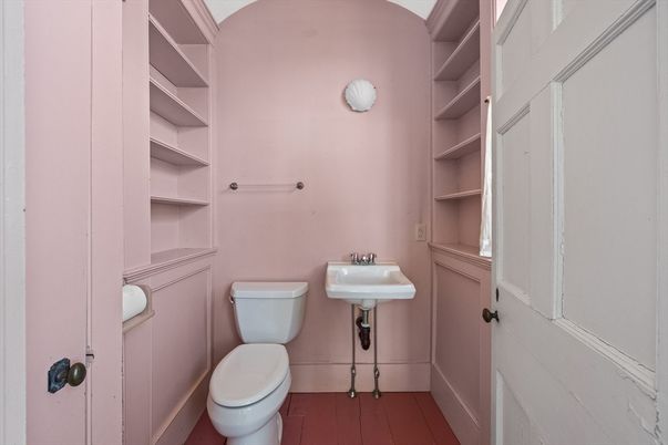 Bathroom, Interior, Wood Texture Flooring