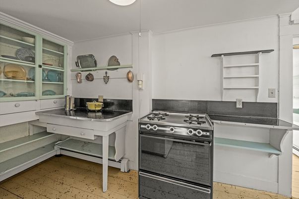 Interior, Kitchen, Wood Texture Flooring