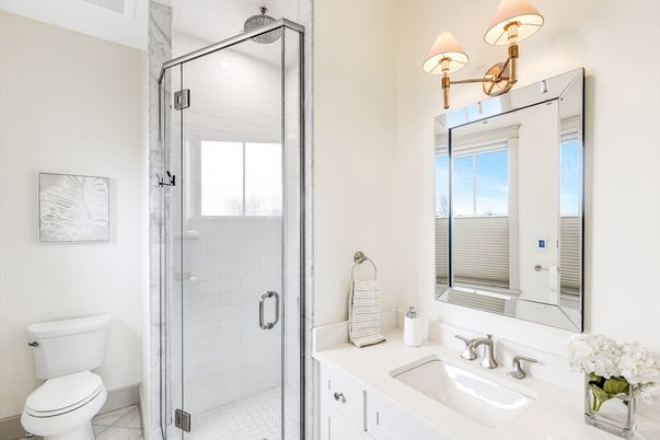 Bathroom, Glass Shower, Interior