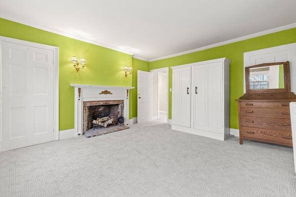 Empty room, Fireplace, Interior, Wood Texture Flooring