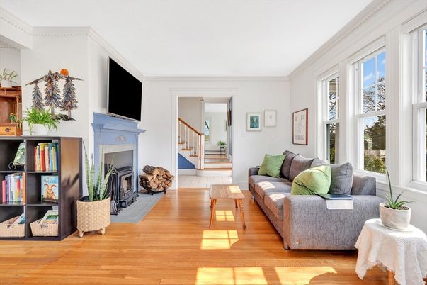 Fireplace, Interior, Living room, Wood Texture Flooring