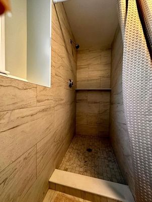 Bathroom, Interior, Wooden Walls