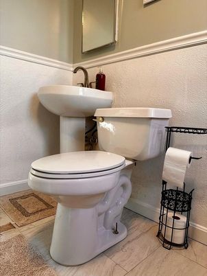 Bathroom, Interior, Wood Texture Flooring