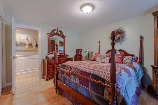 Bedroom, Interior, Wood Texture Flooring