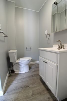 Bathroom, Interior, Wood Texture Flooring