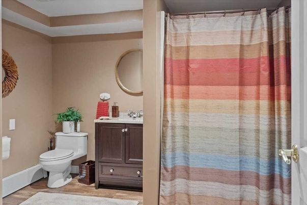 Bathroom, Interior, Wood Texture Flooring