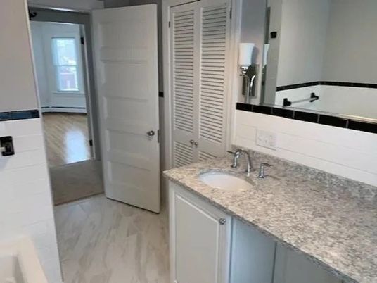 Bathroom, Interior, Wood Texture Flooring