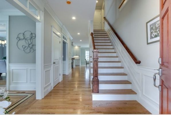 Chandelier, Interior, Recessed Lighting, Wood Texture Flooring