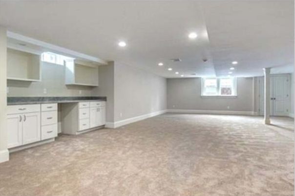 Empty room, Interior, Recessed Lighting