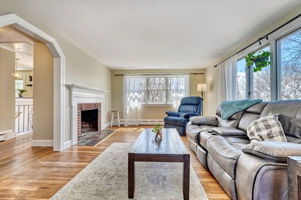 Fireplace, Interior, Living room, Wood Texture Flooring