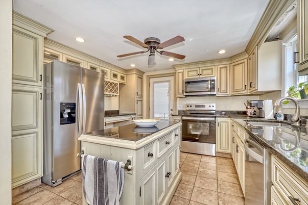 Interior, Kitchen, Recessed Lighting, Stainless Steel Appliances
