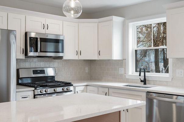 Interior, Kitchen, Pendant Lights, Stainless Steel Appliances