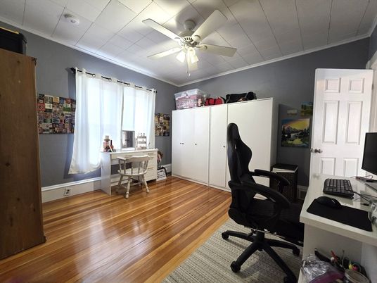 Home Office, Interior, Wood Texture Flooring