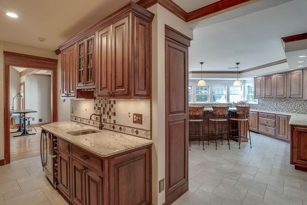 Interior, Kitchen, Pendant Lights, Recessed Lighting