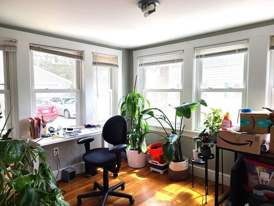 Home Office, Interior, Wood Texture Flooring