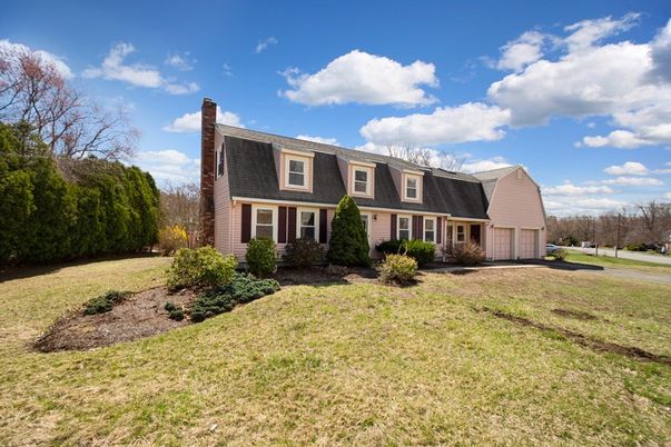 Attached, Backyard, Exterior, Facade, Cape Cod