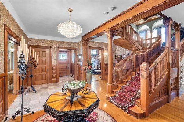 Chandelier, Interior, Wood Texture Flooring