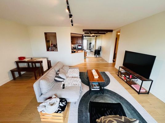 Dining room, Interior, Kitchen, Living room, Wood Texture Flooring
