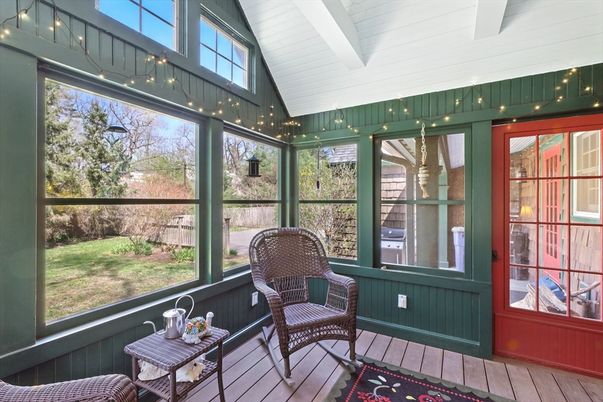 Interior, Sun Room, Wood Texture Flooring