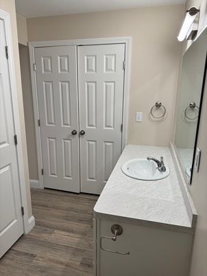 Bathroom, Interior, Wood Texture Flooring