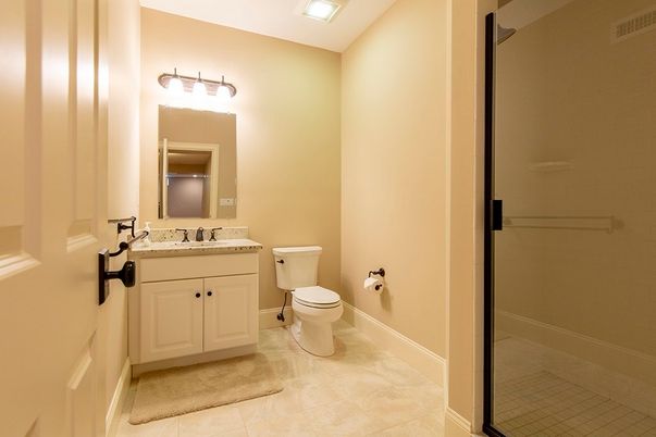 Bathroom, Glass Shower, Interior