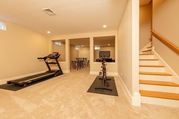 Fitness Equipment, Interior, Recessed Lighting