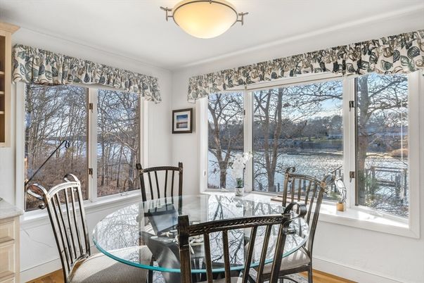Dining room, Interior, Wood Texture Flooring