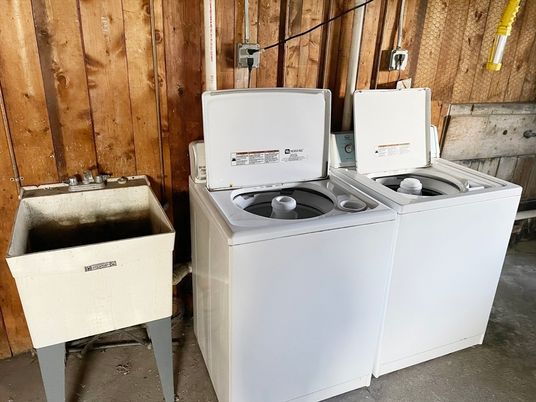 Interior, Washer, Wooden Walls