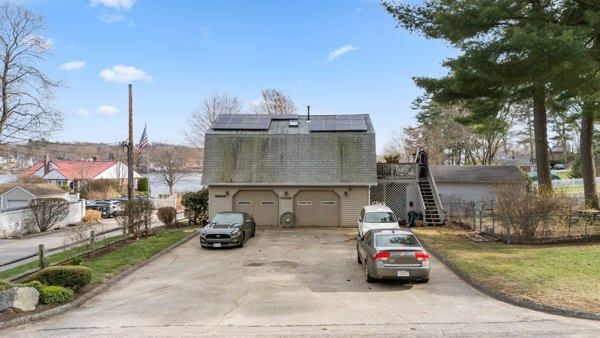 Attached, Exterior, Facade, Solar Panels, None