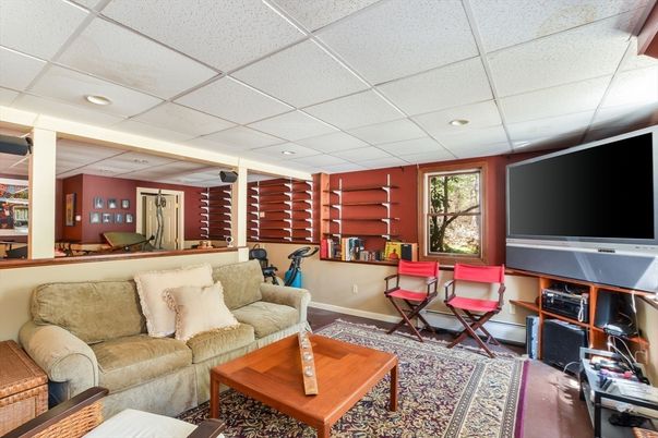Interior, Living room, Recessed Lighting