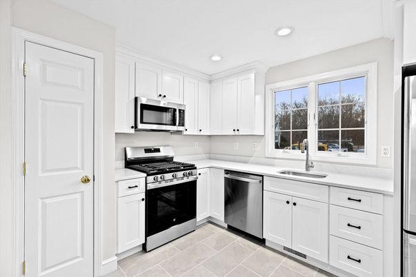 Interior, Kitchen, Recessed Lighting, Stainless Steel Appliances