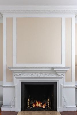 Fireplace, Interior, Wood Texture Flooring