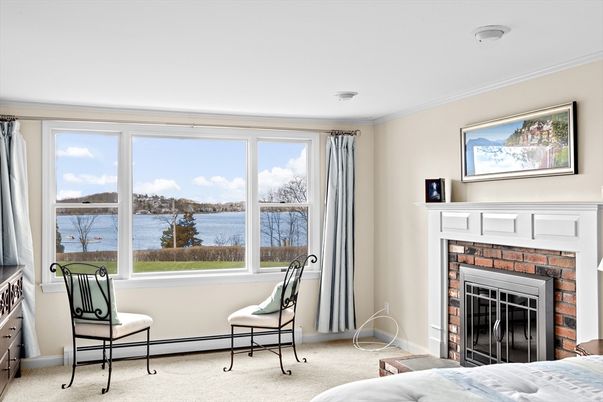Fireplace, Home Office, Interior, Water