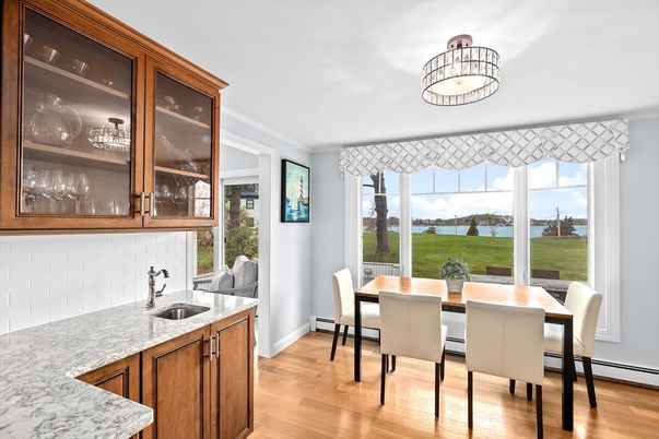Dining room, Interior, Water, Wood Texture Flooring