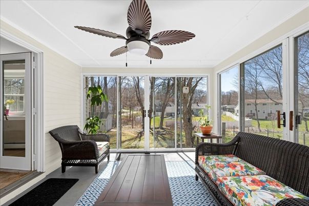 Interior, Sun Room, Wood Texture Flooring
