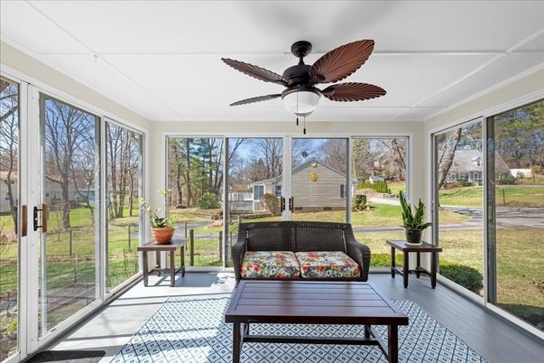 Interior, Sun Room, Wood Texture Flooring