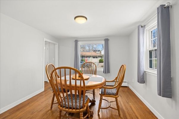 Dining room, Interior, Wood Texture Flooring